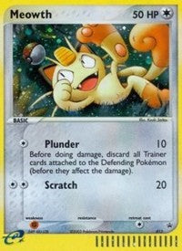Meowth 013 EX Series Collectors Tin English - Nintendo Promos [Lightly Played]