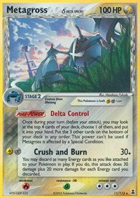 Metagross (Delta Species) (Reverse Holofoil) English - Delta Species [Damaged]