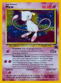 Mew 9 English - WoTC Promo [Moderately Played]
