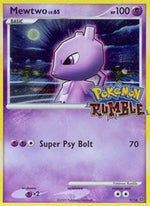 Mewtwo English - Rumble [Lightly Played]