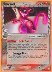 Mewtwo Delta Species English - Delta Species [Near Mint]