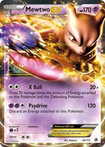 Mewtwo EX English - Legendary Treasures [Lightly Played]