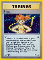Misty (18) (Unlimited Holofoil) English - Gym Heroes [Lightly Played]
