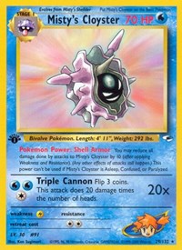 Mistys Cloyster English - Gym Heroes [Near Mint]