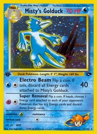 Mistys Golduck English - Gym Challenge [Near Mint]
