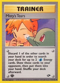 Mistys Tears English - Gym Challenge [Near Mint]