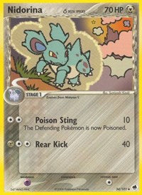 Nidorina (Delta Species) (Reverse Holofoil) English - Dragon Frontiers [Lightly Played]