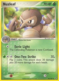 Nuzleaf (Normal) English - Deoxys [Near Mint]
