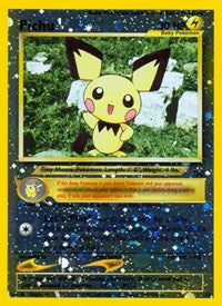Pichu English - WoTC Promo [Moderately Played]