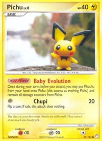 Pichu (Reverse Holofoil) English - Mysterious Treasures [Lightly Played]