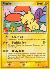 Plusle (Holofoil) English - POP Series 3 [Moderately Played]