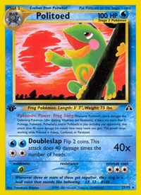 Politoed (27) (Unlimited) English - Neo Discovery [Lightly Played]