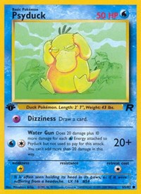 Psyduck English - Team Rocket [Moderately Played]