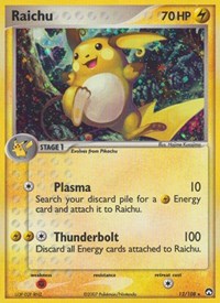 Raichu English - Power Keepers [Lightly Played]