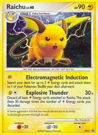 Raichu DP21 English - Diamond and Pearl Promos [Lightly Played]