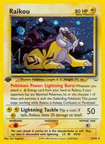 Raikou (13) (Unlimited Holofoil) English - Neo Revelation [Lightly Played]