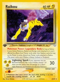 Raikou 22 English - Neo Revelation [Lightly Played]