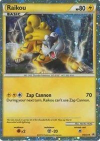 Raikou - HGSS19 (Holofoil) English - HGSS Promos [Moderately Played]