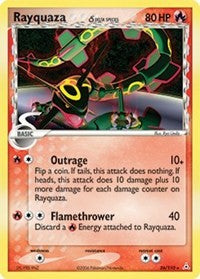 Rayquaza 026 110 Delta Species English - Holon Phantoms [Lightly Played]