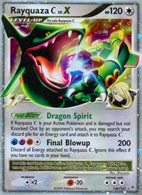 Rayquaza C LvX English - Supreme Victors [Lightly Played]