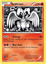 Reshiram (Reverse Holofoil) English - Legendary Treasures [Lightly Played]
