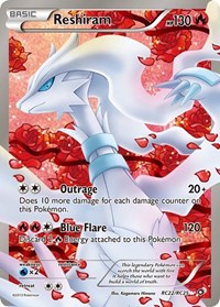 Reshiram Full Art English - Legendary Treasures: Radiant Collection [Damaged]