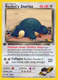 Rockets Snorlax English - Gym Heroes [Near Mint]