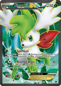 Shaymin EX 94 Full Art English - Next Destinies [Moderately Played]