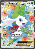 Shaymin EX Full Art English - Legendary Treasures: Radiant Collection [Damaged]