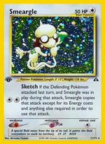 Smeargle (11) (1st Edition Holofoil) English - Neo Discovery [Lightly Played]