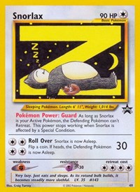 Snorlax English - WoTC Promo [Near Mint]