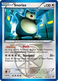 Snorlax (Team Plasma) (Normal) English - Plasma Storm [Lightly Played]