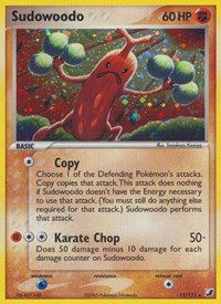 Sudowoodo English - EX Unseen Forces [Heavily Played]