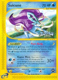 Suicune English - WoTC Promo [Damaged]