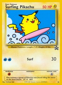 Surfing Pikachu English - WoTC Promo [Lightly Played]