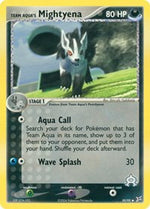 Team Aqua's Mightyena - 30/95 (Reverse Holofoil) English - Team Magma vs Team Aqua [Near Mint]
