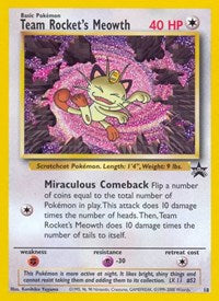 Team Rocket's Meowth (Normal) English - WoTC Promo [Lightly Played]