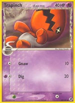 Trapinch - 068/101 (Delta Species) (Reverse Holofoil) English - Dragon Frontiers [Lightly Played]