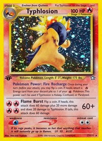 Typhlosion (17) (1st Edition Holofoil) English - Neo Genesis [Lightly Played]