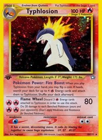 Typhlosion (18) (Unlimited Holofoil) English - Neo Genesis [Near Mint]