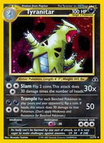 Tyranitar (12) (Unlimited Holofoil) English - Neo Discovery [Moderately Played]