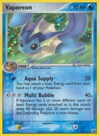 Vaporeon English - Unseen Forces [Lightly Played]