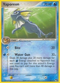 Vaporeon English - POP Series 3 [Lightly Played]