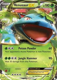 Venusaur EX English - XY Base Set [Lightly Played]