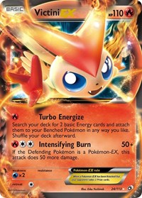 Victini EX English - Legendary Treasures [Damaged]