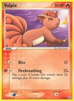 Vulpix (Reverse Holofoil) English - Emerald [Moderately Played]