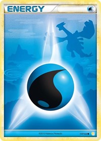 Water Energy (Normal) English - HeartGold SoulSilver [Damaged]