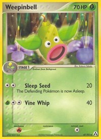 Weepinbell (Reverse Holofoil) English - Legend Maker [Near Mint]