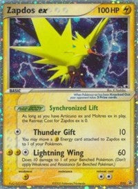 Zapdos ex 033 EX Collectors Window Tins English - Nintendo Promos [Heavily Played]