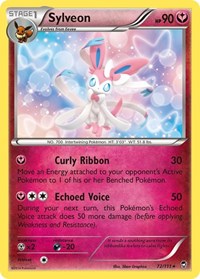 Sylveon (Normal) English - XY - Furious Fists [Damaged]
